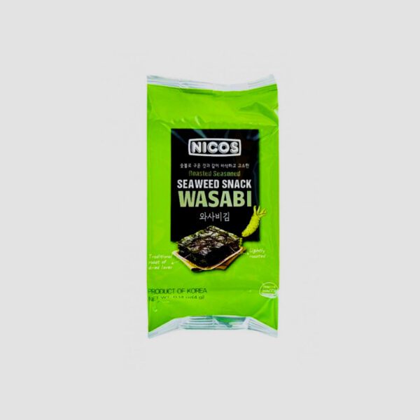 Snack d'algues au wasabi Nicos