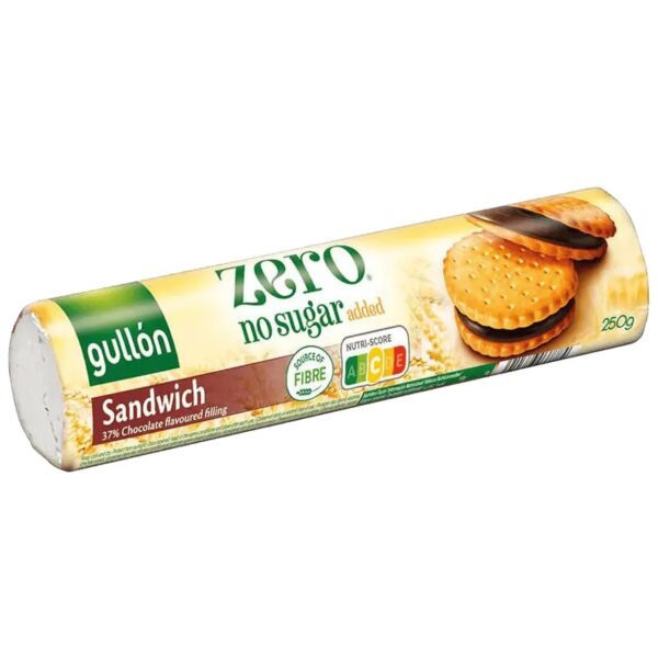 Gullon Biscuits Sandwich Au Chocolat Sans Sucre 250g