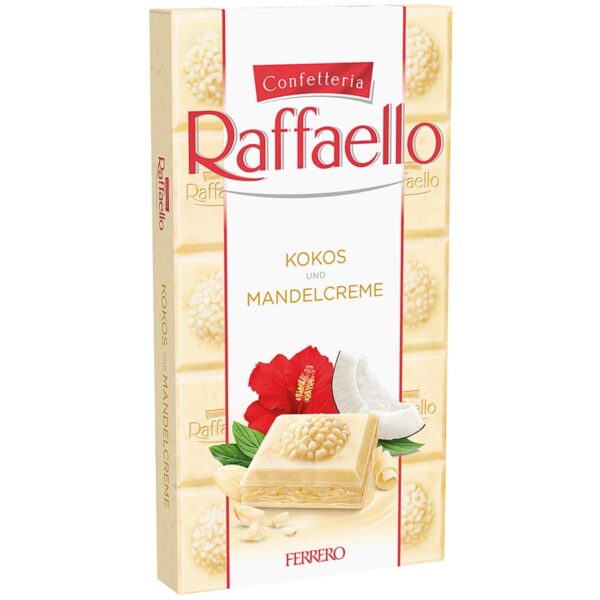 Chocolat Raffaello kokos und mandelcreme 90g
