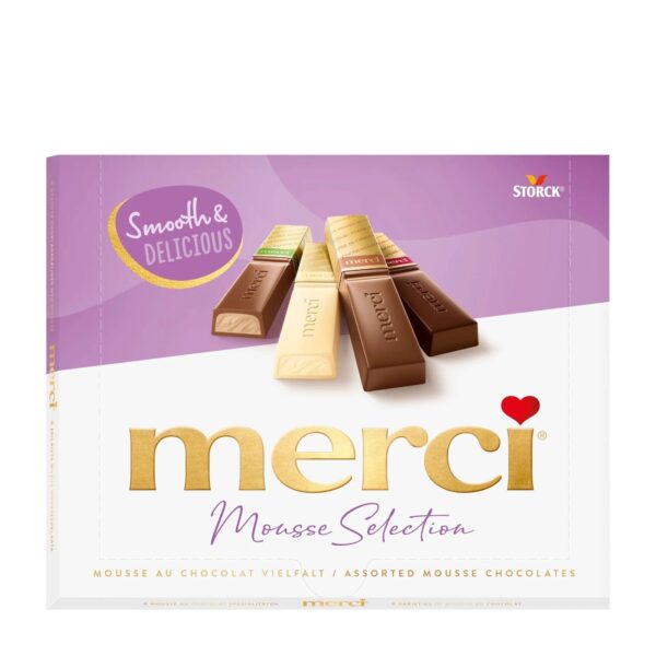 Chocolat merci mousse selection 210g