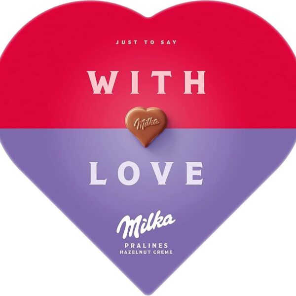 Chocolat milka “with love” pralines 165g
