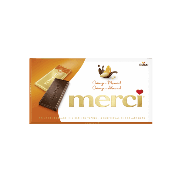 Chocolat merci orange-almond 100g