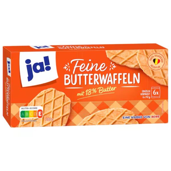 Ja! Fein Butterwafflen 240g