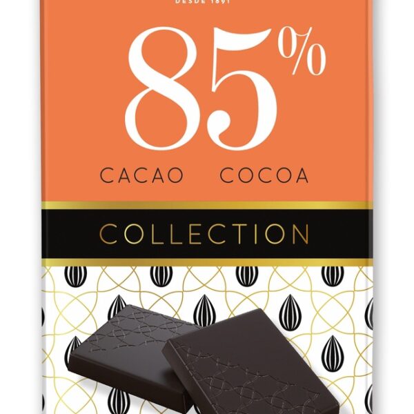 Chocolat noir TRAPA 85% cacao 85g