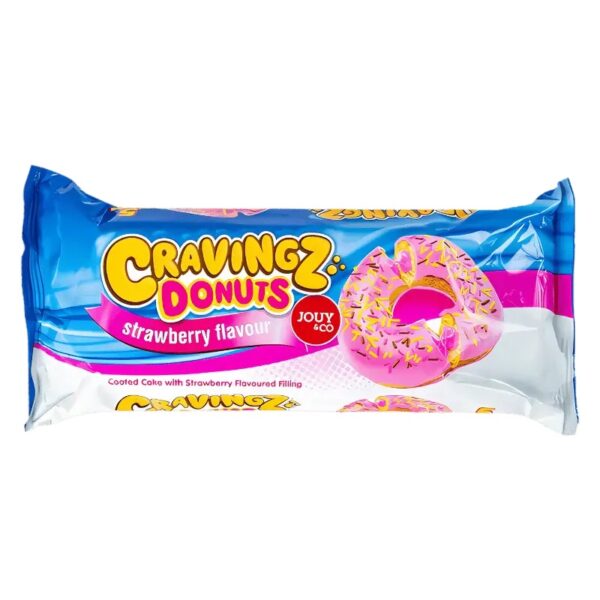 Jouy & Co Cravingz donuts strawberry flavour 200g