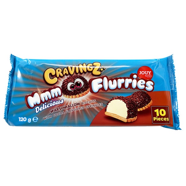 Jouy & Co Cravingz Flurries Cacao marshmallow biscuits 120g