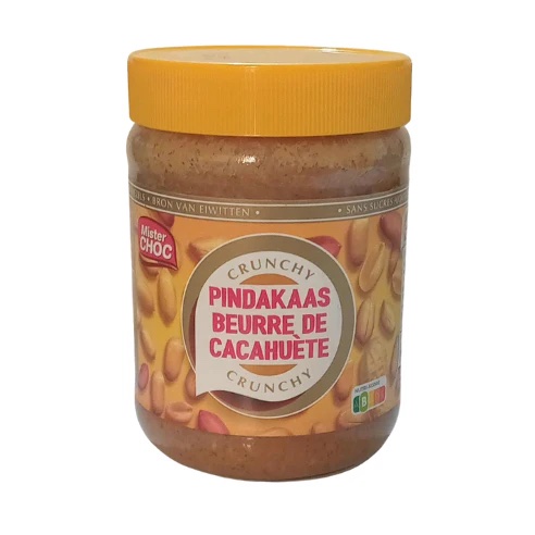 Pâte d'arachide - Mister Choc crunchy 500g
